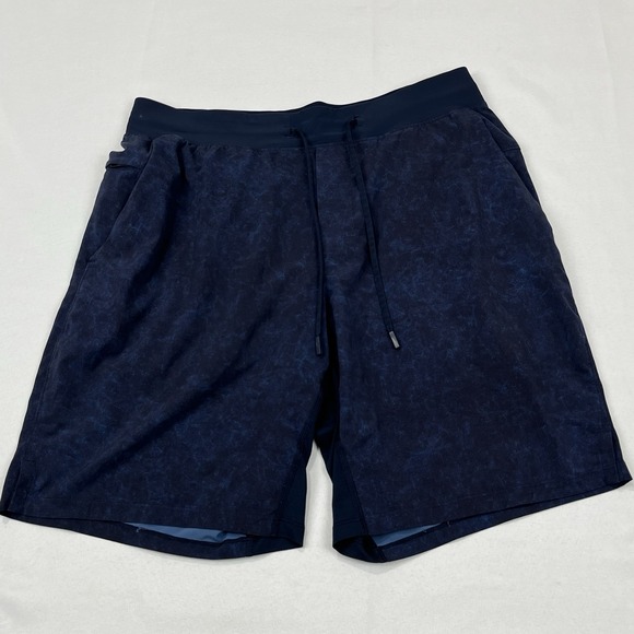 Lemon Other - Lululemon Men's‎ T.H.E. Linerless Short 9" Size Large Blue LM7AGCS